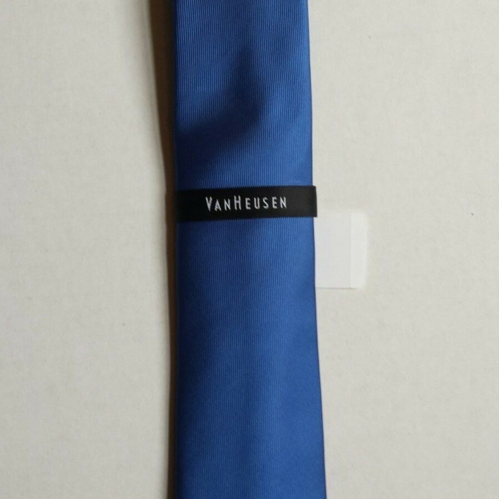 Van Heusen® Irredescent Solid Tie Blue